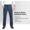 imageOutdoor Ventures Mens Lite Waterproof Windproof Fleece Lined Warm Hiking Ski Snow Pants ExpandableWaistDark Denim Natural Waist