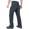 imageOutdoor Ventures Mens Lite Waterproof Windproof Fleece Lined Warm Hiking Ski Snow Pants ExpandableWaistDim Grey High Waist