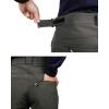imageOutdoor Ventures Mens Lite Waterproof Windproof Fleece Lined Warm Hiking Ski Snow Pants ExpandableWaistGrey