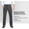 imageOutdoor Ventures Mens Lite Waterproof Windproof Fleece Lined Warm Hiking Ski Snow Pants ExpandableWaistGrey New