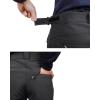 imageOutdoor Ventures Mens Lite Waterproof Windproof Fleece Lined Warm Hiking Ski Snow Pants ExpandableWaistGrey New
