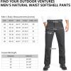 imageOutdoor Ventures Mens Lite Waterproof Windproof Fleece Lined Warm Hiking Ski Snow Pants ExpandableWaistGrey New