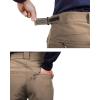 imageOutdoor Ventures Mens Lite Waterproof Windproof Fleece Lined Warm Hiking Ski Snow Pants ExpandableWaistLight Brown Natural Waist