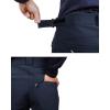 imageOutdoor Ventures Mens Lite Waterproof Windproof Fleece Lined Warm Hiking Ski Snow Pants ExpandableWaistNavy New