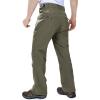 imageOutdoor Ventures Mens Lite Waterproof Windproof Fleece Lined Warm Hiking Ski Snow Pants ExpandableWaistOlive Green