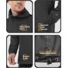 imageOutdoor Ventures Mens Rain Jacket Waterproof Lightweight Packable Rain Pullover for Hiking Golf RunningBlack