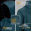 imageOutdoor Ventures Mens Rain Jacket Waterproof Lightweight Packable Rain Pullover for Hiking Golf RunningNight Blue