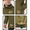 imageOutdoor Ventures Mens Rain Jacket Waterproof Lightweight Packable Rain Pullover for Hiking Golf RunningOlive