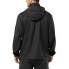 imageOutdoor Ventures Mens Rain Jacket Waterproof Lightweight Packable Rain Shell Raincoat with Hood for Golf Hiking TravelBlack