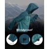 imageOutdoor Ventures Mens Rain Jacket Waterproof Lightweight Packable Rain Shell Raincoat with Hood for Golf Hiking TravelCadet BlueNight Blue