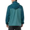 imageOutdoor Ventures Mens Rain Jacket Waterproof Lightweight Packable Rain Shell Raincoat with Hood for Golf Hiking TravelCadet BlueNight Blue