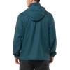 imageOutdoor Ventures Mens Rain Jacket Waterproof Lightweight Packable Rain Shell Raincoat with Hood for Golf Hiking TravelDark Cyan