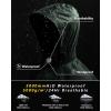 imageOutdoor Ventures Mens Rain Jacket Waterproof Lightweight Packable Rain Shell Raincoat with Hood for Golf Hiking TravelDark Green