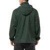 imageOutdoor Ventures Mens Rain Jacket Waterproof Lightweight Packable Rain Shell Raincoat with Hood for Golf Hiking TravelDark Green