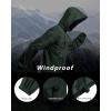 imageOutdoor Ventures Mens Rain Jacket Waterproof Lightweight Packable Rain Shell Raincoat with Hood for Golf Hiking TravelDark Green