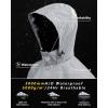 imageOutdoor Ventures Mens Rain Jacket Waterproof Lightweight Packable Rain Shell Raincoat with Hood for Golf Hiking TravelIvory
