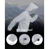 imageOutdoor Ventures Mens Rain Jacket Waterproof Lightweight Packable Rain Shell Raincoat with Hood for Golf Hiking TravelIvory