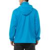 imageOutdoor Ventures Mens Rain Jacket Waterproof Lightweight Packable Rain Shell Raincoat with Hood for Golf Hiking TravelLightsky Blue