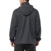 imageOutdoor Ventures Mens Rain Jacket Waterproof Lightweight Packable Rain Shell Raincoat with Hood for Golf Hiking TravelMid Grey