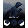 imageOutdoor Ventures Mens Rain Jacket Waterproof Lightweight Packable Rain Shell Raincoat with Hood for Golf Hiking TravelNavy Blue