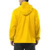 imageOutdoor Ventures Mens Rain Jacket Waterproof Lightweight Packable Rain Shell Raincoat with Hood for Golf Hiking TravelYellow