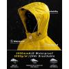 imageOutdoor Ventures Mens Rain Jacket Waterproof Lightweight Packable Rain Shell Raincoat with Hood for Golf Hiking TravelYellow