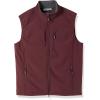 imageOutdoor Ventures Mens Running Vest Outerwear Lightweight Windproof FleeceLined Softshell Sleeveless Jacket for GolfBurgundy7 Pockets