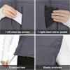 imageOutdoor Ventures Mens Running Vest Outerwear Lightweight Windproof FleeceLined Softshell Sleeveless Jacket for GolfCool Grey7 Pockets