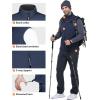 imageOutdoor Ventures Mens Running Vest Outerwear Lightweight Windproof FleeceLined Softshell Sleeveless Jacket for GolfDark Denim7 Pockets