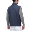 imageOutdoor Ventures Mens Running Vest Outerwear Lightweight Windproof FleeceLined Softshell Sleeveless Jacket for GolfGrayish Blue7 Pockets