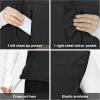 imageOutdoor Ventures Mens Running Vest Outerwear Lightweight Windproof FleeceLined Softshell Sleeveless Jacket for GolfNew Black7 Pockets