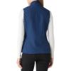 imageOutdoor Ventures Womens Lightweight Softshell Vest Windproof Fleece Lined Zip Up Sleeveless Jacket for Running Hiking GolfDark Blue