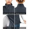 imageOutdoor Ventures Womens Lightweight Softshell Vest Windproof Fleece Lined Zip Up Sleeveless Jacket for Running Hiking GolfDark Grey