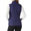 imageOutdoor Ventures Womens Lightweight Softshell Vest Windproof Fleece Lined Zip Up Sleeveless Jacket for Running Hiking GolfDark Purplish Blue