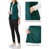 imageOutdoor Ventures Womens Lightweight Softshell Vest Windproof Fleece Lined Zip Up Sleeveless Jacket for Running Hiking GolfDeep Green