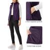 imageOutdoor Ventures Womens Lightweight Softshell Vest Windproof Fleece Lined Zip Up Sleeveless Jacket for Running Hiking GolfEggplant