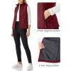 imageOutdoor Ventures Womens Lightweight Softshell Vest Windproof Fleece Lined Zip Up Sleeveless Jacket for Running Hiking GolfRed