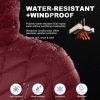 imageOutdoor Ventures Womens Maryan Hooded Ultra Lightweight Warm Thermolite Long Puffer CoatBurgundymatteavg32 Mid Length