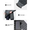 imageOutdoor Ventures Womens Maryan Hooded Ultra Lightweight Warm Thermolite Long Puffer CoatDark Grey Marlmatteavg32 Mid Length