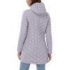 imageOutdoor Ventures Womens Maryan Hooded Ultra Lightweight Warm Thermolite Long Puffer CoatLight Lavendermatteavg32 Mid Length