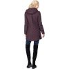 imageOutdoor Ventures Womens Maryan Hooded Ultra Lightweight Warm Thermolite Long Puffer CoatPurplematteavg32 Mid Length