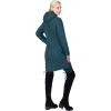 imageOutdoor Ventures Womens Maryan Hooded Ultra Lightweight Warm Thermolite Long Puffer CoatTealmatteavg36 Long Length