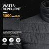 imageOutdoor Ventures Womens Packable FullZip Short Puffer Jacket Insulated Quilted Warm Lightweight Winter CoatDark Grey Heatherfold in Pocket