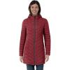 imageOutdoor Ventures Womens Maryan Hooded Ultra Lightweight Warm Thermolite Long Puffer CoatBurgundymatteavg32 Mid Length