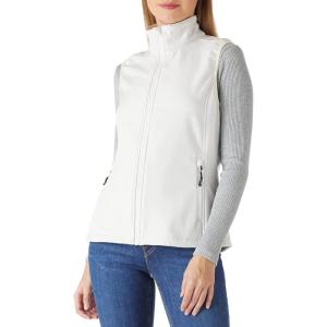 imageOutdoor Ventures Womens Lightweight Softshell Vest Windproof Fleece Lined Zip Up Sleeveless Jacket for Running Hiking GolfIvory