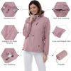 imageOutdoor Ventures Packable Rain Jacket Women Lightweight Waterproof Raincoat with Hood Cycling Bike JacketDusty Rose