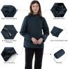 imageOutdoor Ventures Packable Rain Jacket Women Lightweight Waterproof Raincoat with Hood Cycling Bike JacketMidnight Blue