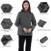 imageOutdoor Ventures Packable Rain Jacket Women Lightweight Waterproof Raincoat with Hood Cycling Bike JacketPlain Grey