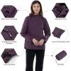 imageOutdoor Ventures Packable Rain Jacket Women Lightweight Waterproof Raincoat with Hood Cycling Bike JacketPlum Purple