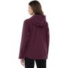 imageOutdoor Ventures Packable Rain Jacket Women Lightweight Waterproof Raincoat with Hood Cycling Bike JacketWine Red